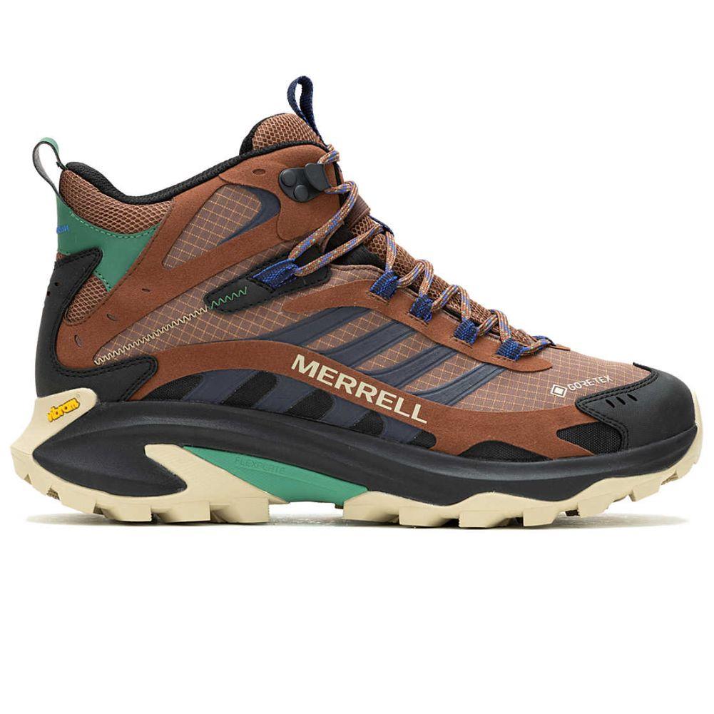 Merrell Men's Moab Speed 2 Mid GORE-TEX Walking Shoes (Rye)