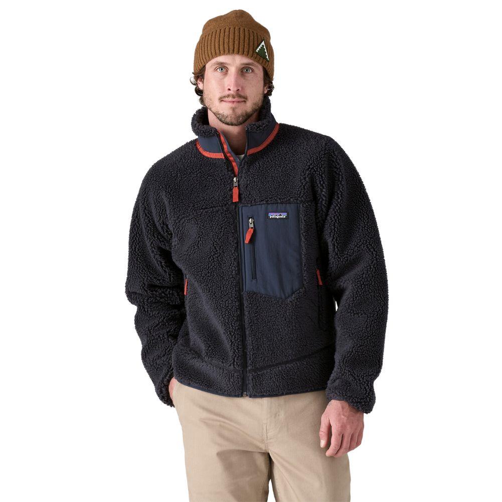 Patagonia Men's Classic Retro-X Fleece Jacket (Smoulder Blue) model front