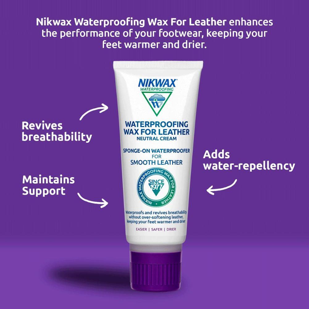 Nikwax Waterproofing Wax for Leather - 100ml (Cream/Neutral) revives