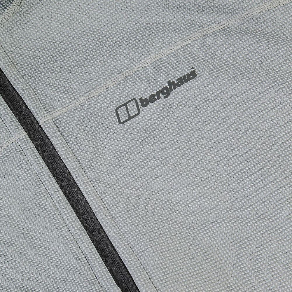Berghaus Men&#39;s Pravitale Mountain 2.0 Hooded Fleece Jacket (Grey) logo