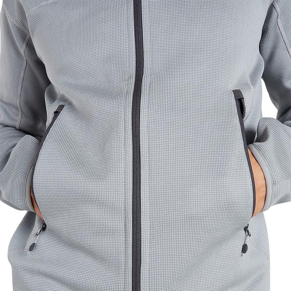 Berghaus Men's Pravitale Mountain 2.0 Hooded Fleece Jacket (Grey) hands in pocket