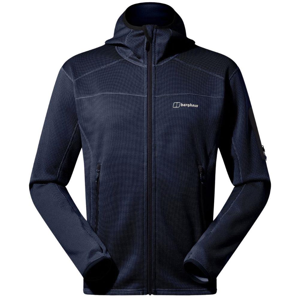 Berghaus Men's Pravitale MTN 2.0 Hooded Fleece Jacket (Blue/Dark Blue)