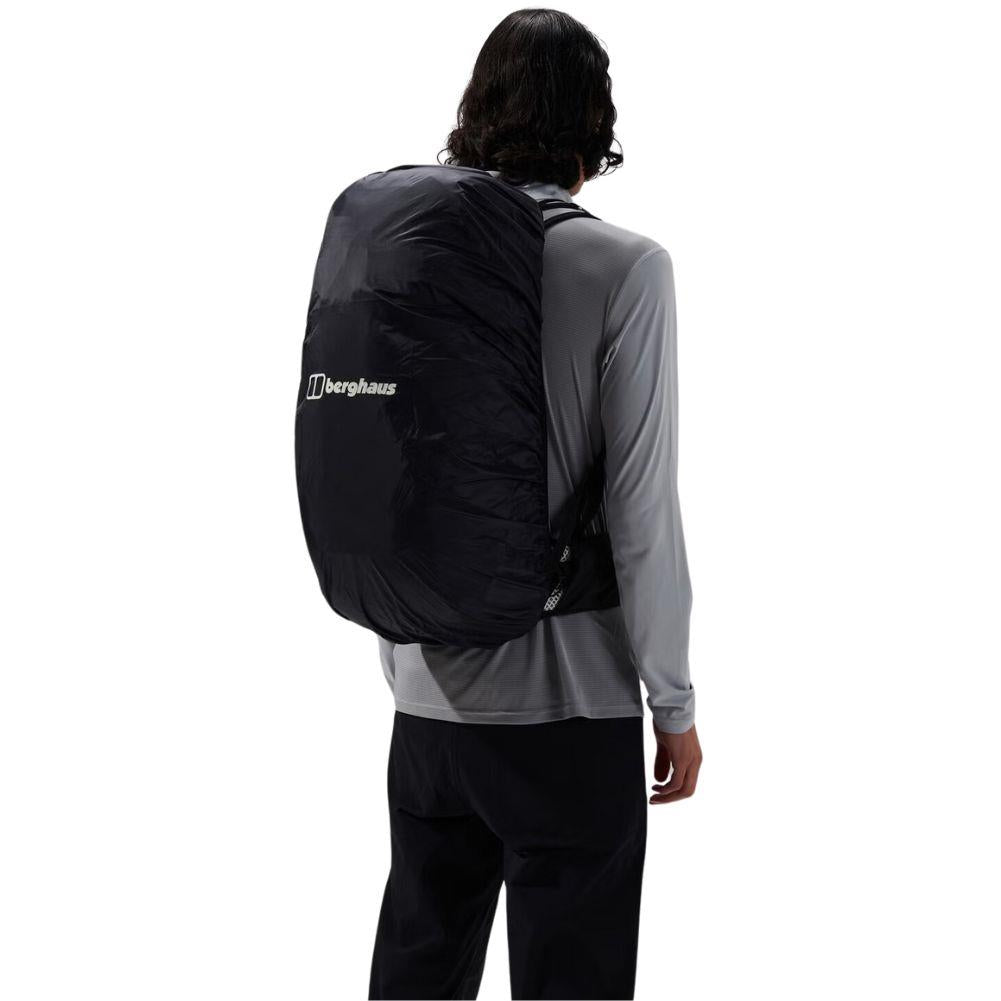 Berghaus Freeflow 24L Rucksack Pack (Grey/Black) rain cover over bag