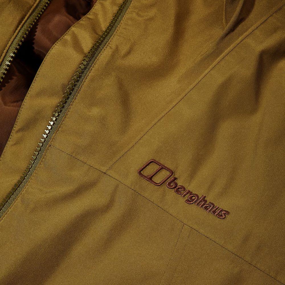 Berghaus Men's Deluge Pro 3.0 Insulated Waterproof Jacket (Green) logo berghaus