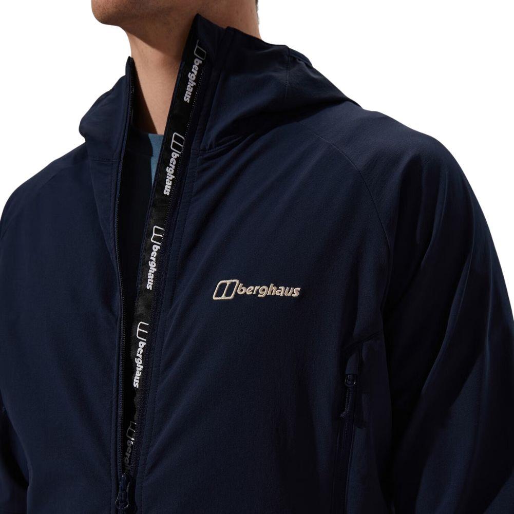 Berghaus Men&#39;s Skelbo Softshell Jacket (Dark Blue) logo