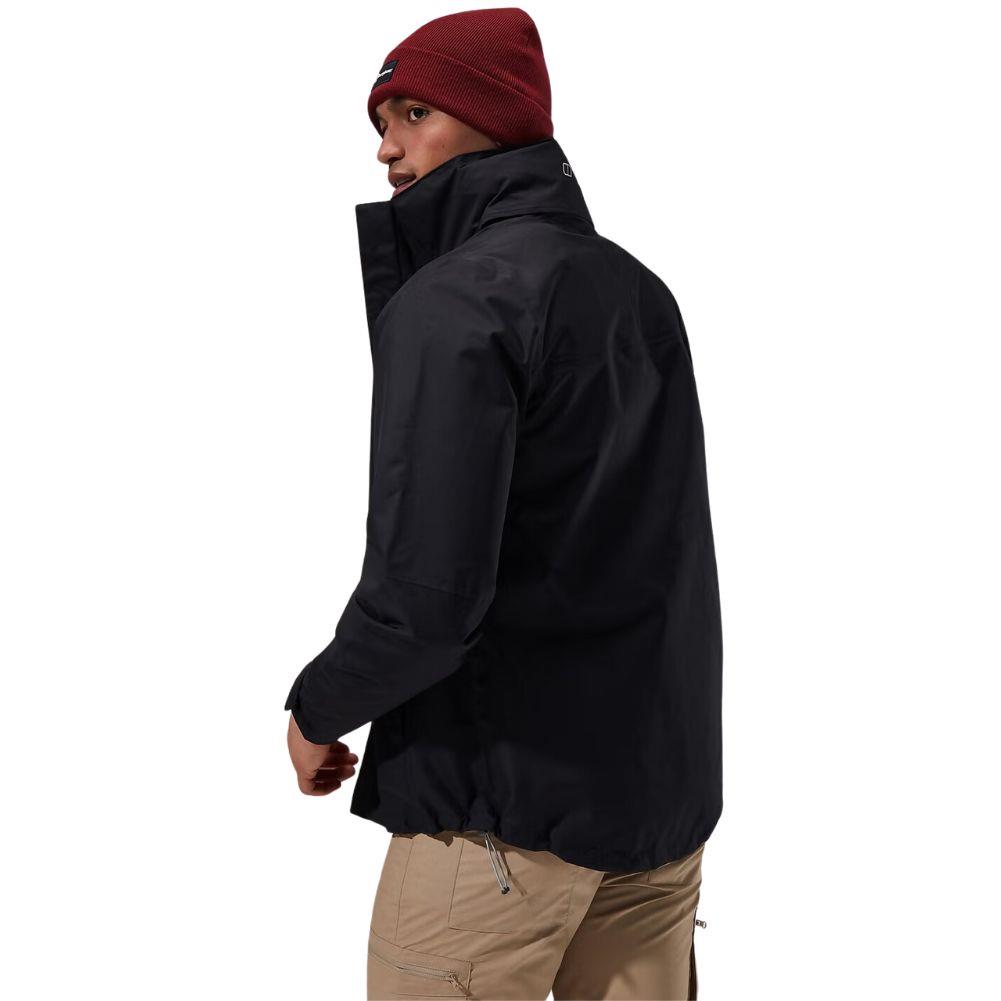 Berghaus Men&#39;s RG Alpha 2.0 Shell Waterproof Jacket (Black) side