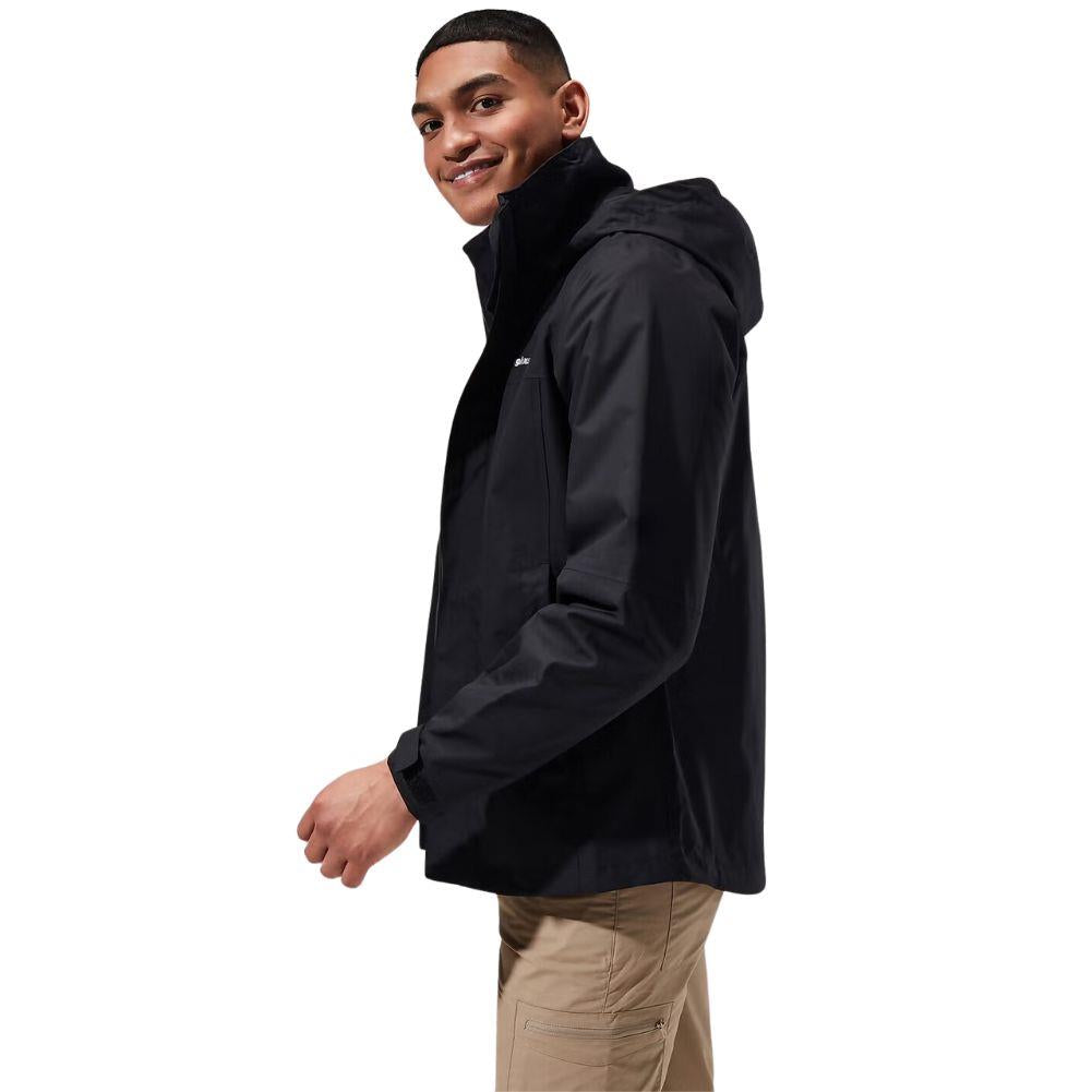Berghaus Men&#39;s RG Alpha 2.0 Shell Waterproof Jacket (Black)