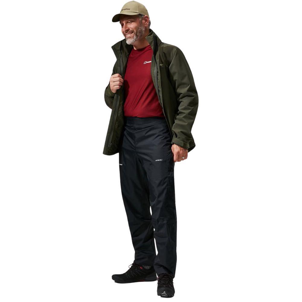 Berghaus Men's Deluge 2.0 Waterproof Trousers (Regular) model full body