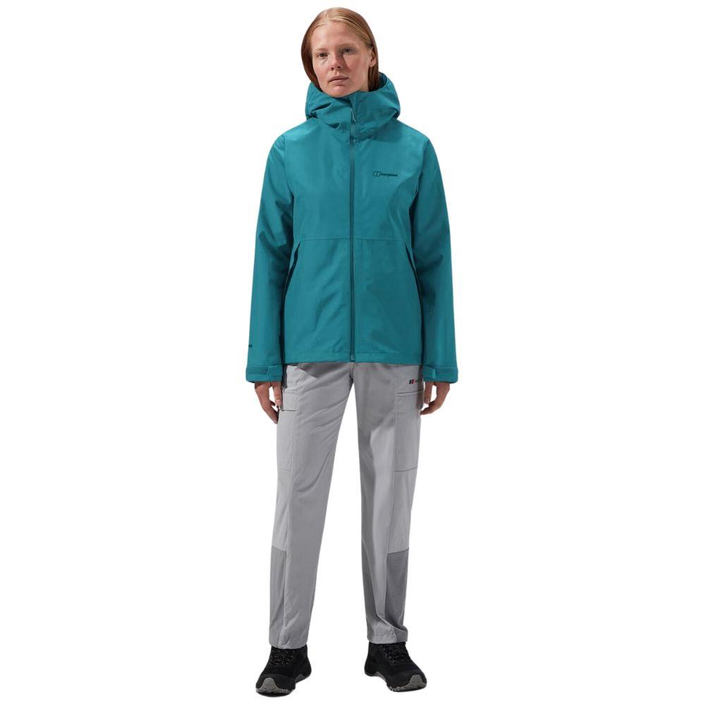 Berghaus Women&#39;s Bramblfell InterActive Gore-Tex Jacket (Jungle Jewel) model full body