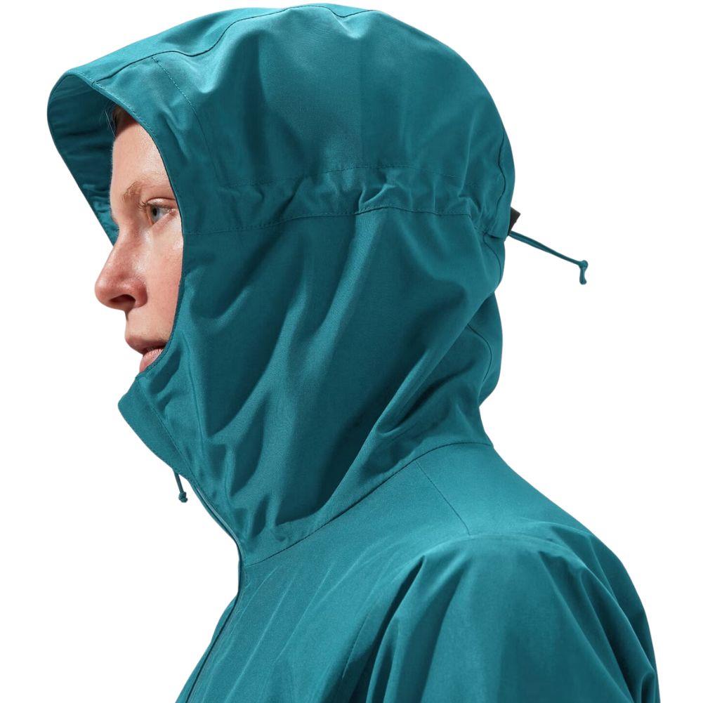 Berghaus Women&#39;s Bramblfell InterActive Gore-Tex Jacket (Jungle Jewel) hood up