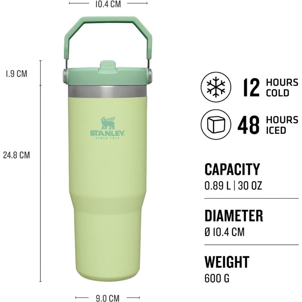 Stanley Iceflow Flip Straw Tumbler 890ML (Navy) measurements