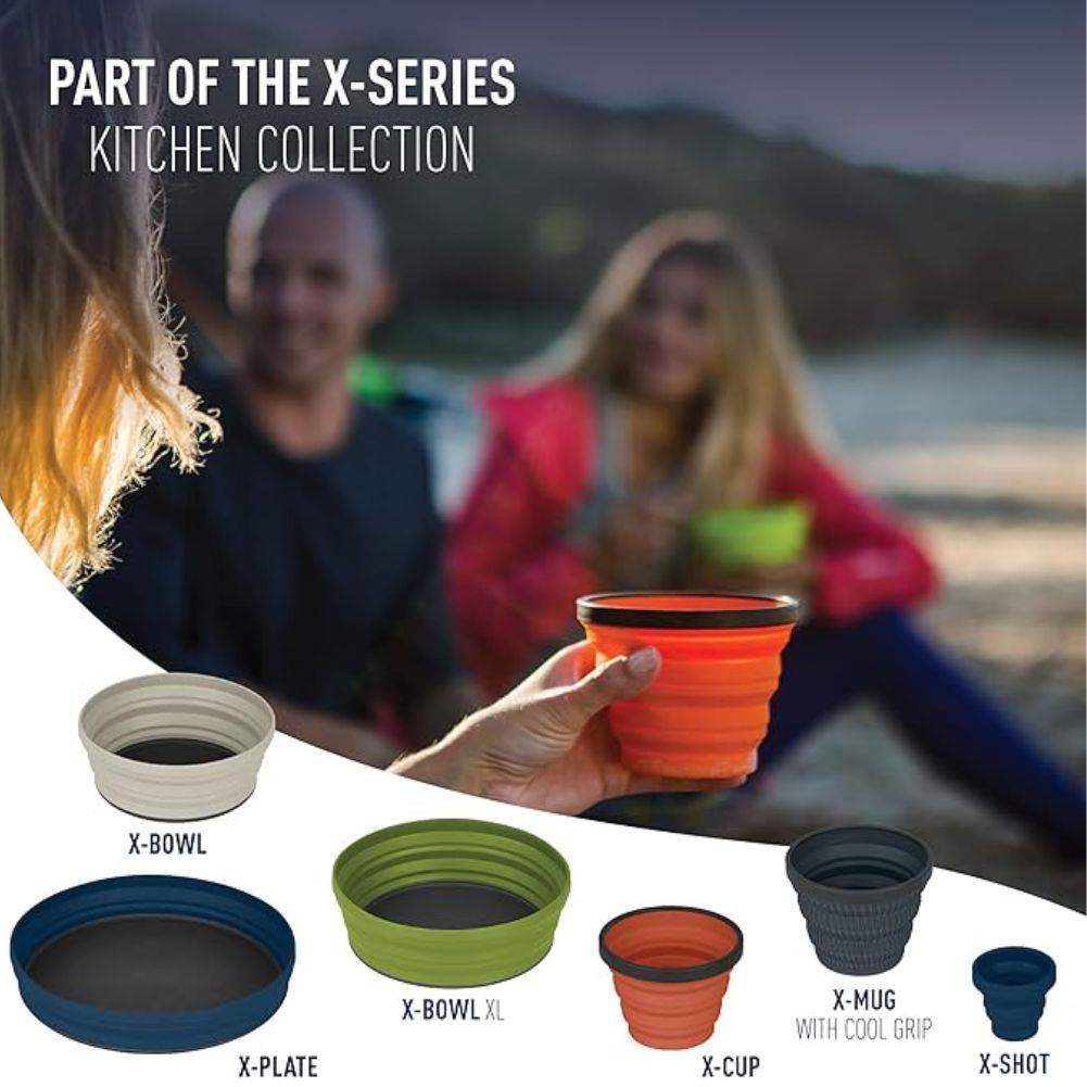 Sea to Summit Collapsible X-Mug (Lime) different sizes