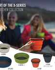 Sea to Summit Collapsible X-Mug (Lime) different sizes