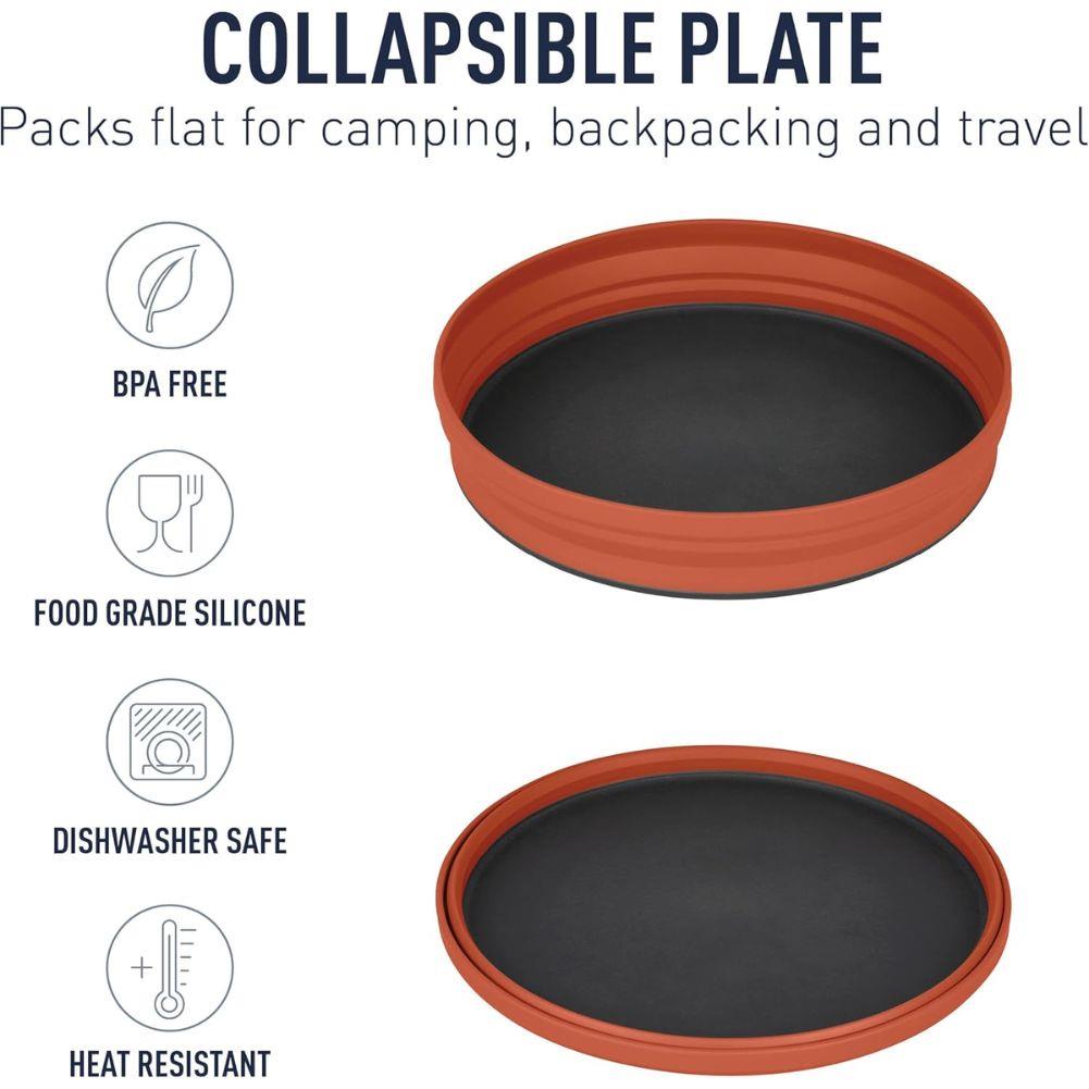 Sea To Summit X-Plate Collapsible Camping Plate (Rust) – Summits Outdoor