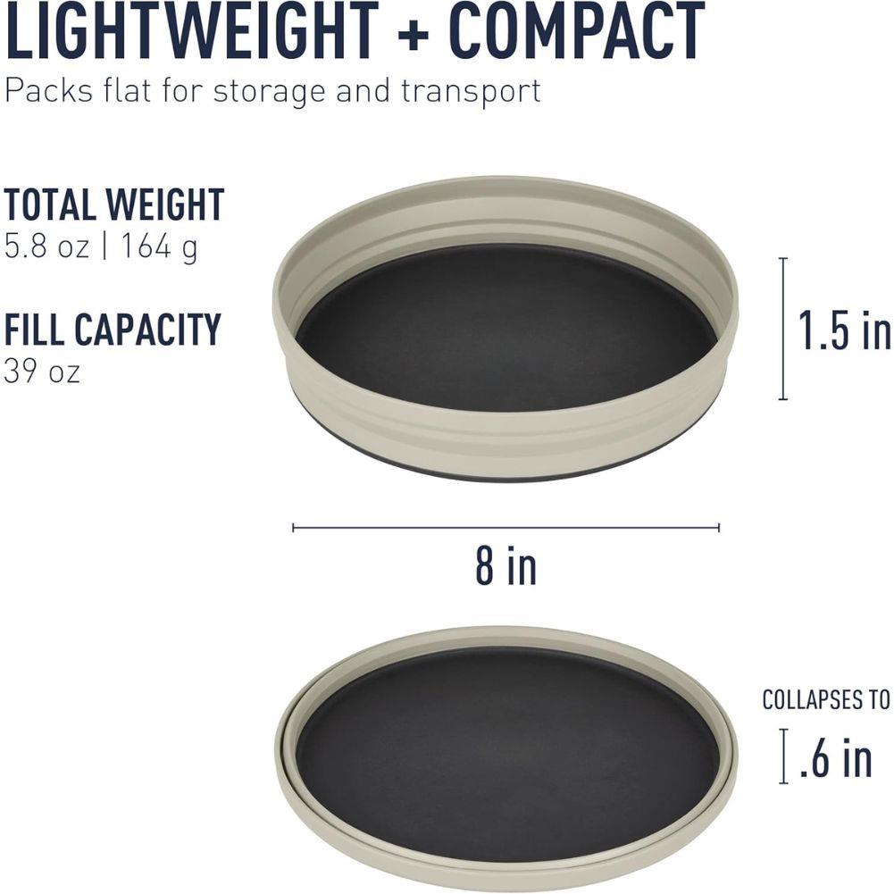 Sea To Summit X-Plate Collapsible Camping Plate (Sand)compact