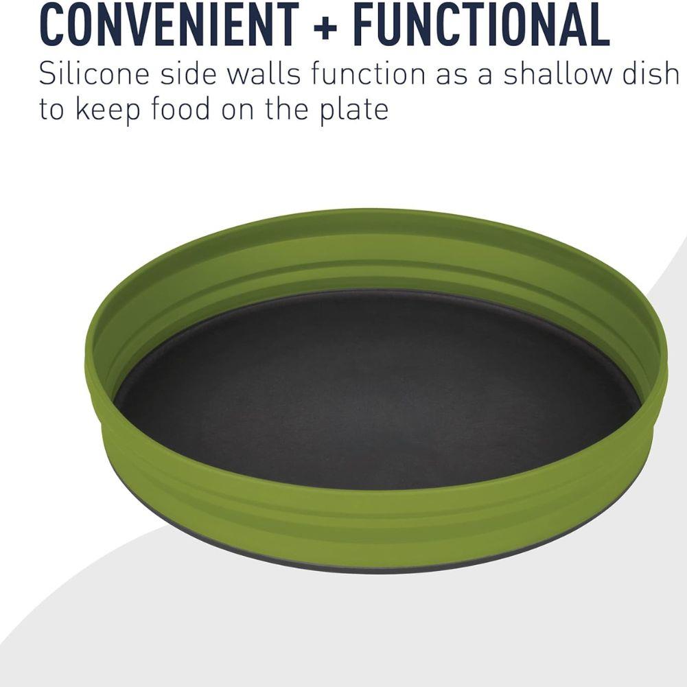 Sea To Summit X-Plate Collapsible Camping Plate (Sand) functional