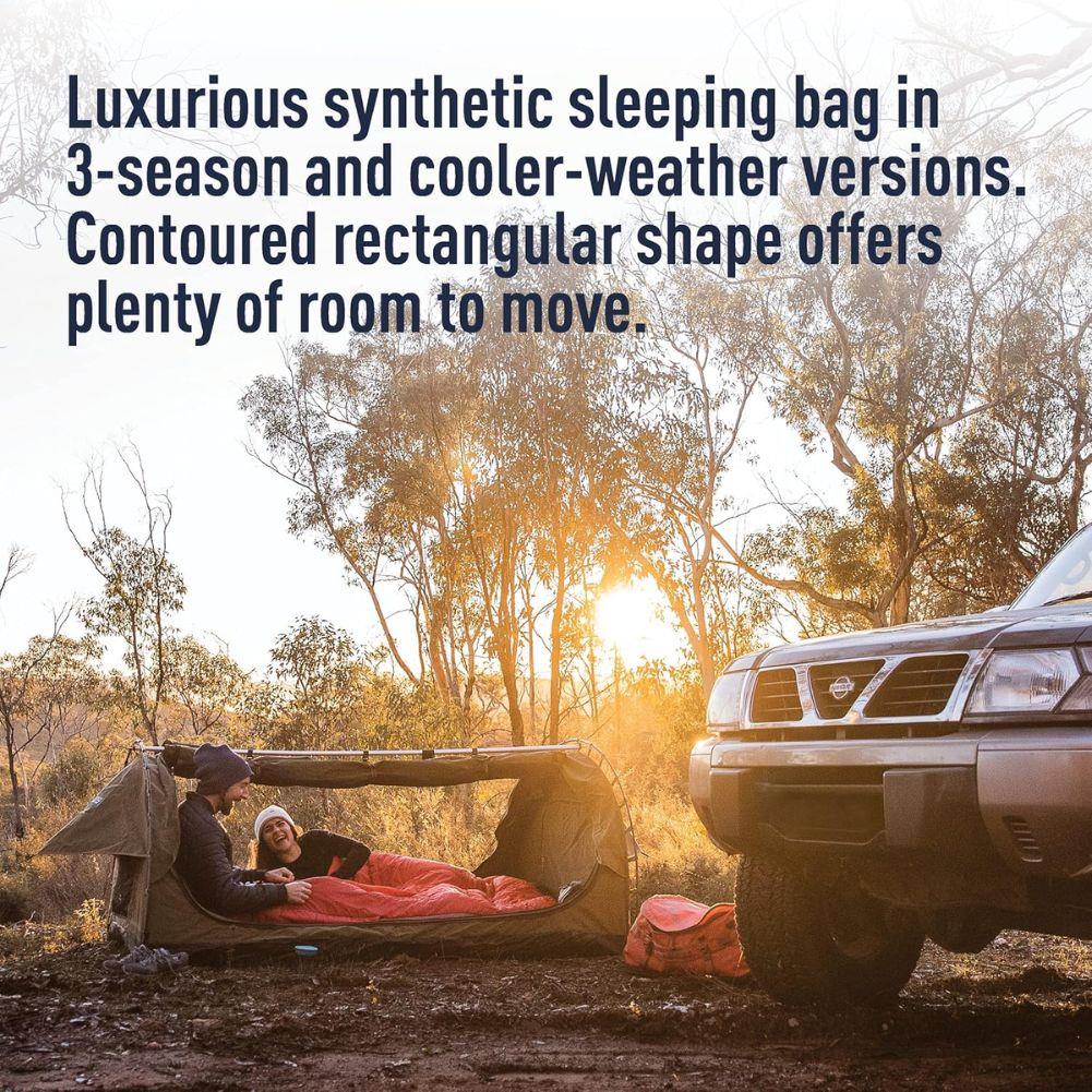 Sea To Summits Basecamp III Synthetic Sleeping Bag (Dark Red/Red) info more