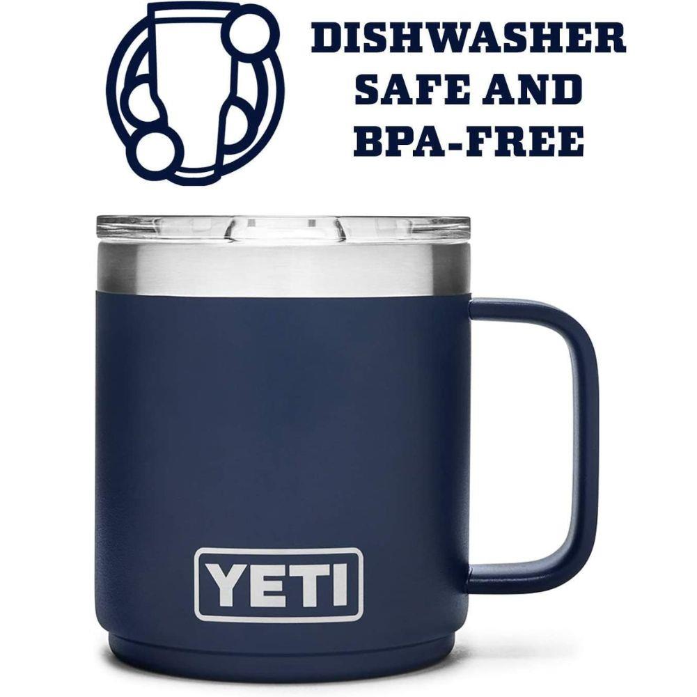 YETI Rambler 14 OZ (414ml) Stackable MS Mug (Navy) dishwash