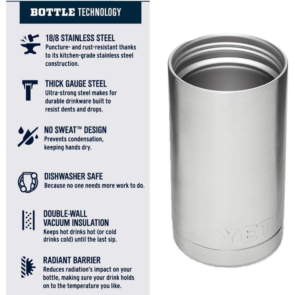 Yeti Rambler 12 OZ Bottle With Hotshot Cap (Key Lime) bottle info