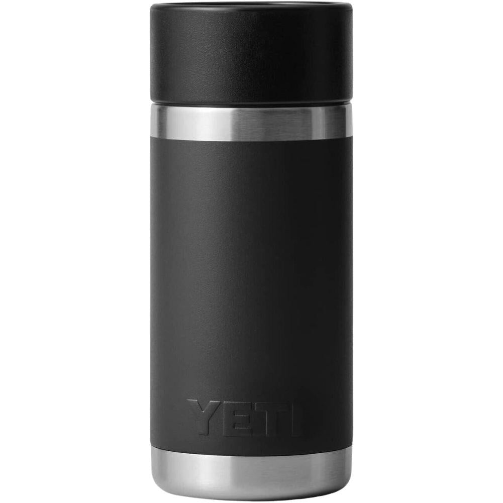 Yeti Rambler 12 OZ Bottle With Hotshot Cap (Black) back