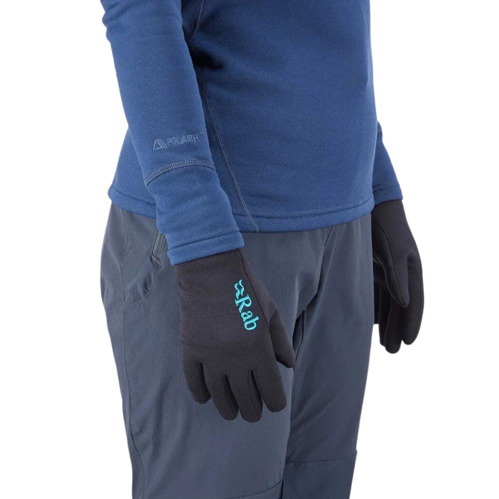 Rab Women&#39;s Power Stretch Pro Glove (Black) women used