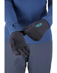 Rab Women's Power Stretch Pro Glove (Black) adjusting