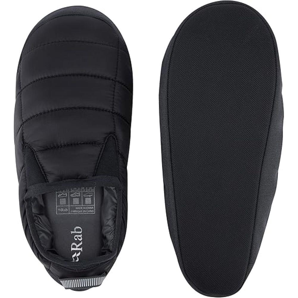 Rab Cirrus Hut Slipper (Black) top and bottom