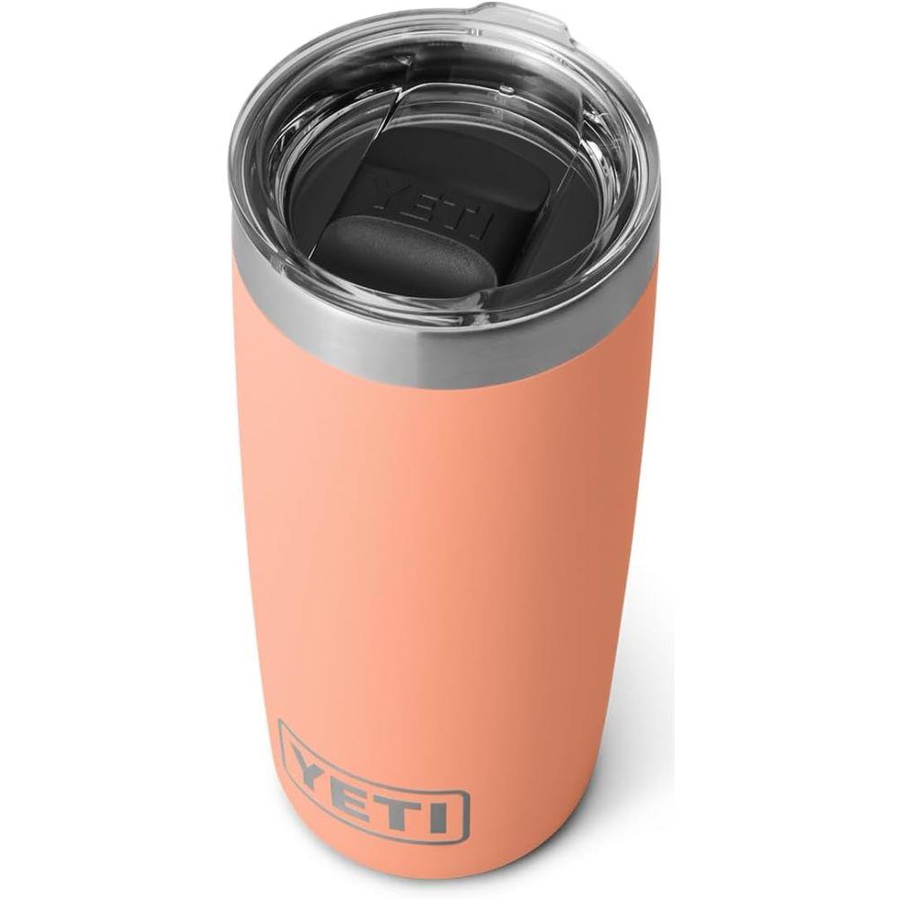 Yeti Rambler 10 OZ Tumbler (Lowcountry Peach) top angle