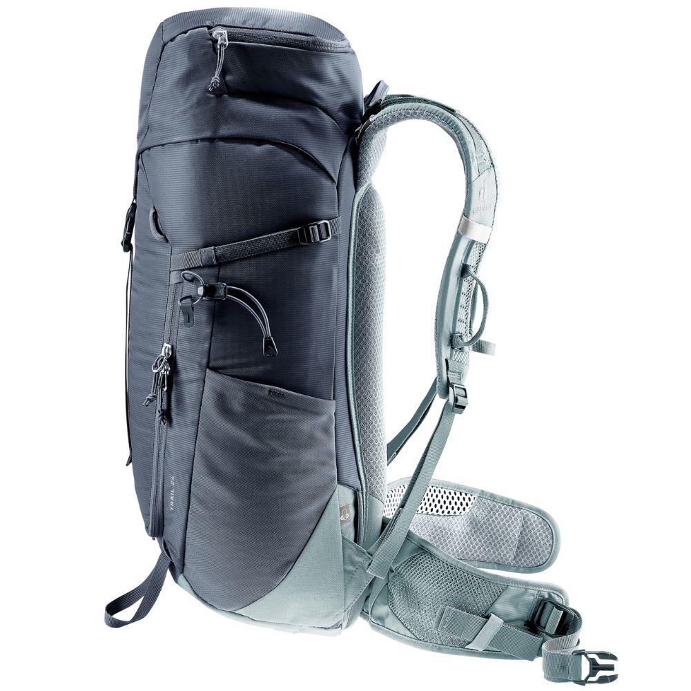 Deuter Trail 24 Hiking Backpack (Black/Shale) left side