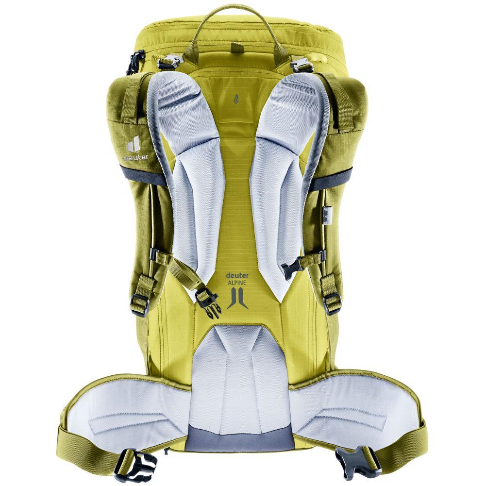 Deuter Freerider Pro 34+ Ski Touring Backpack (Cactus/Sprout) back straps