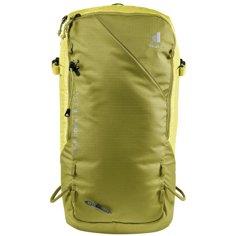 Deuter Freerider Pro 34+ Ski Touring Backpack (Cactus/Sprout) front