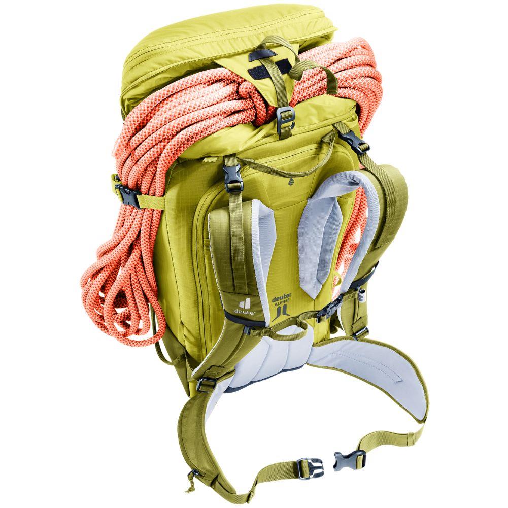 Deuter Freerider Pro 34+ Ski Touring Backpack (Cactus/Sprout) rope