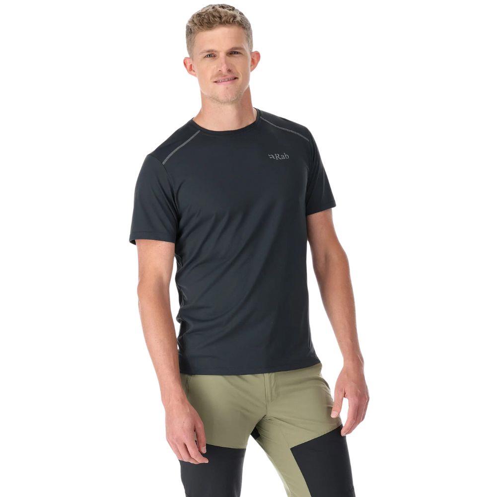 Rab Men’s Force Tee SS Baselayer Top (Beluga) model