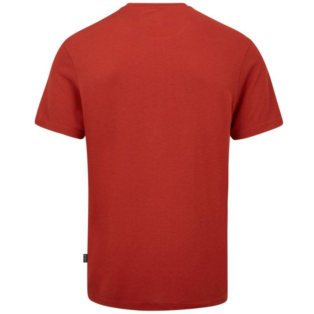 Rab Men's Crimp Reflection Tee (Tuscan Red) back