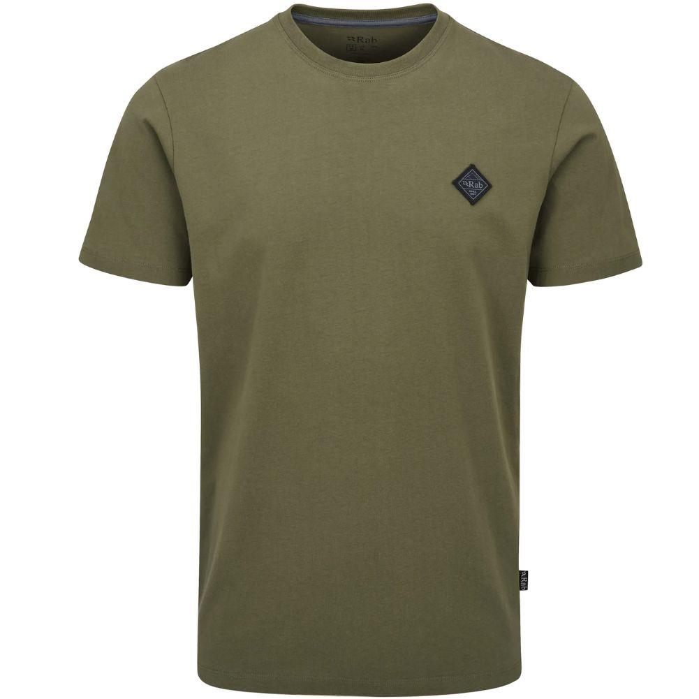 Rab Men's Basecamp Logo Badge Tee (Light Khaki)