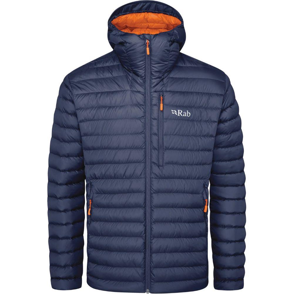 Rab Men's Microlight Alpine Down Jacket (Deep Ink/Marmalade)