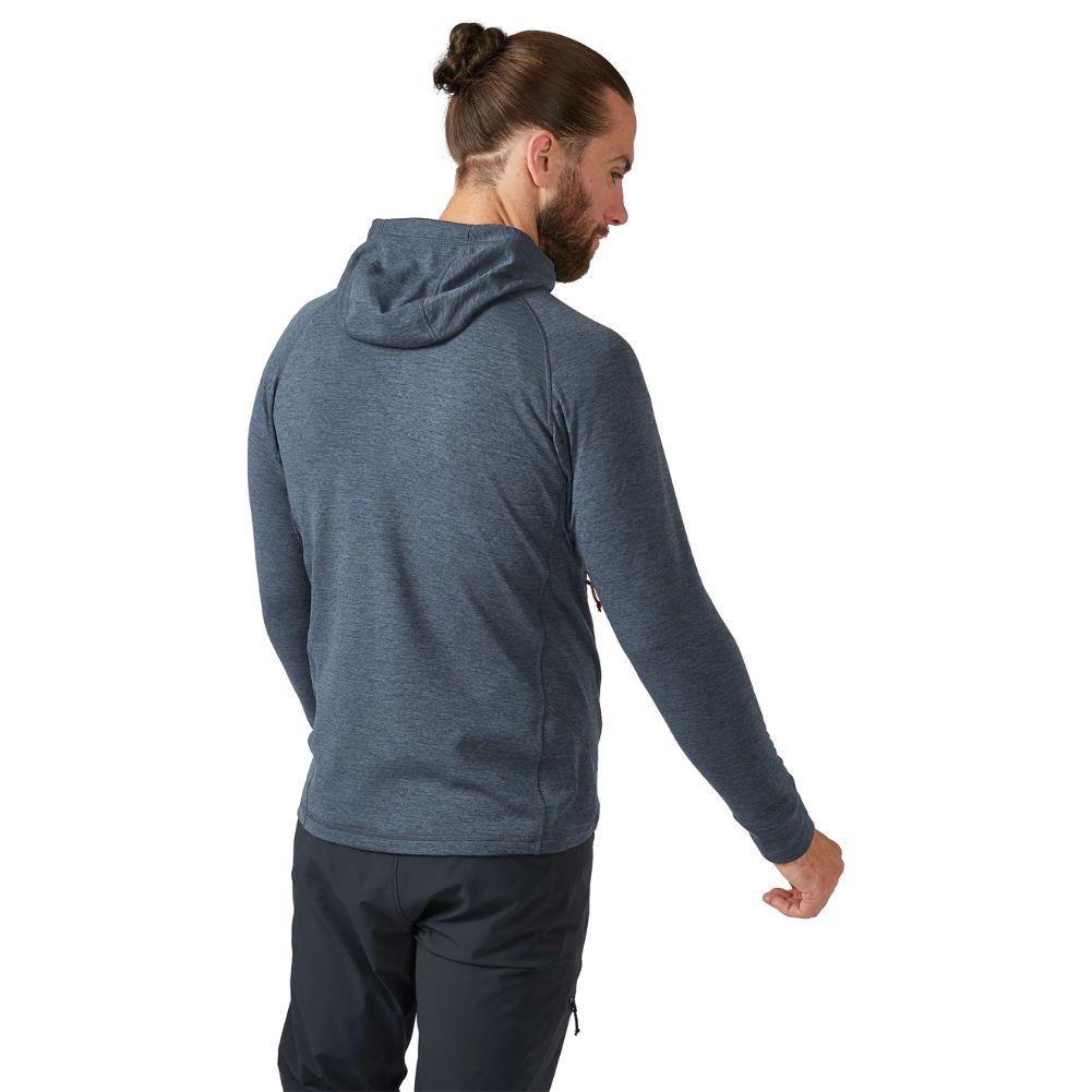 Rab Men's Nexus Hoody (Steel) model back angle