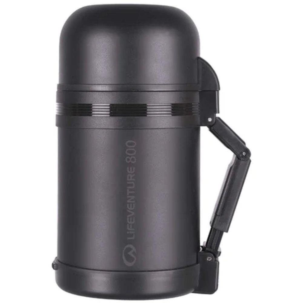 Lifeventure TiV Wide Mouth Vacuum Flasks 800ML handle out