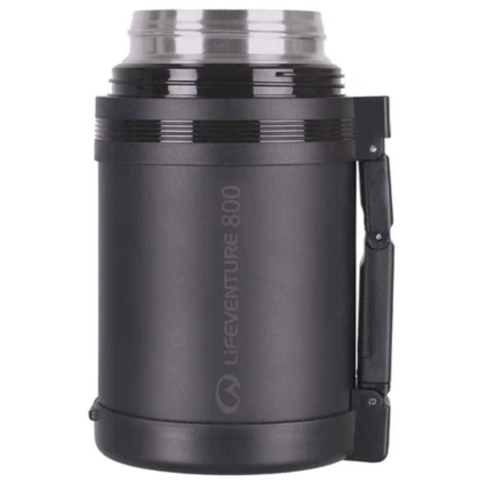 Lifeventure TiV Wide Mouth Vacuum Flasks 800ML more lid off
