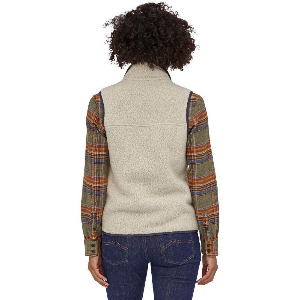 Patagonia Women's Retro Pile Fleece Vest (Pelican) model back