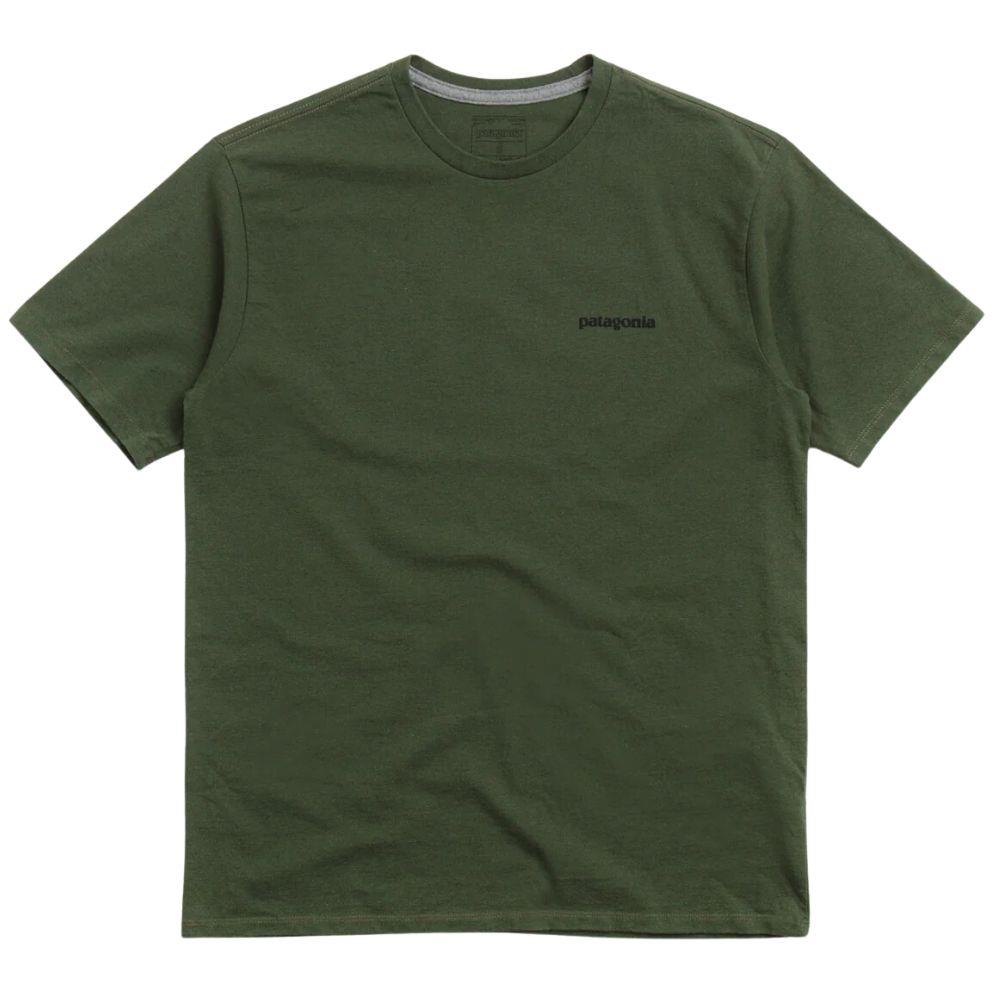 Patagonia Men's P-6 Logo Responsibili-Tee (Torrey Pine Green) front