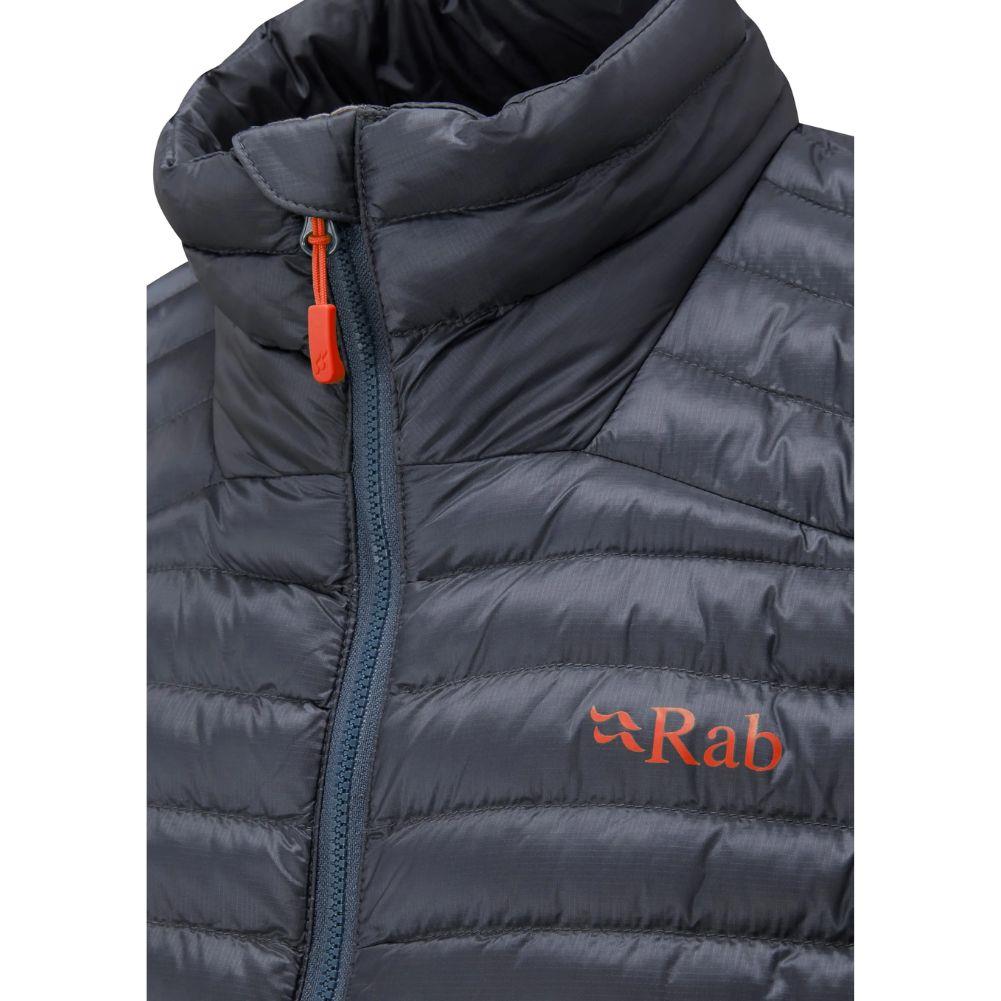 Rab Men&#39;s Cirrus Flex 2.0 Insulated Jacket (Steel) zipper