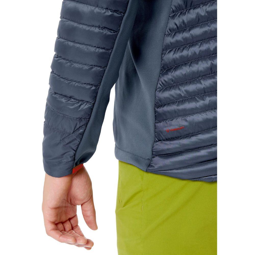 Rab Men&#39;s Cirrus Flex 2.0 Insulated Jacket (Steel) hand and sleeve