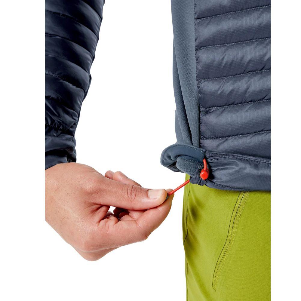 Rab Men&#39;s Cirrus Flex 2.0 Insulated Jacket (Steel) pulley