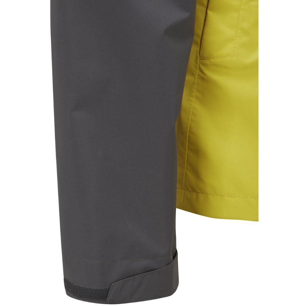 RAB Men&#39;s Downpour Eco Waterproof Jacket (Graphene/Zest) sleeve