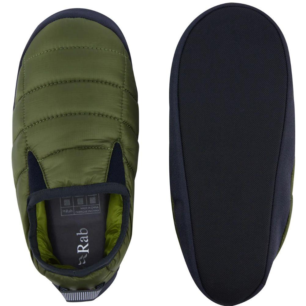 Rab Cirrus Hut Slipper (Chlorite Green) top and bottom