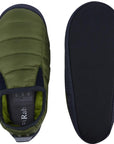 Rab Cirrus Hut Slipper (Chlorite Green) top and bottom