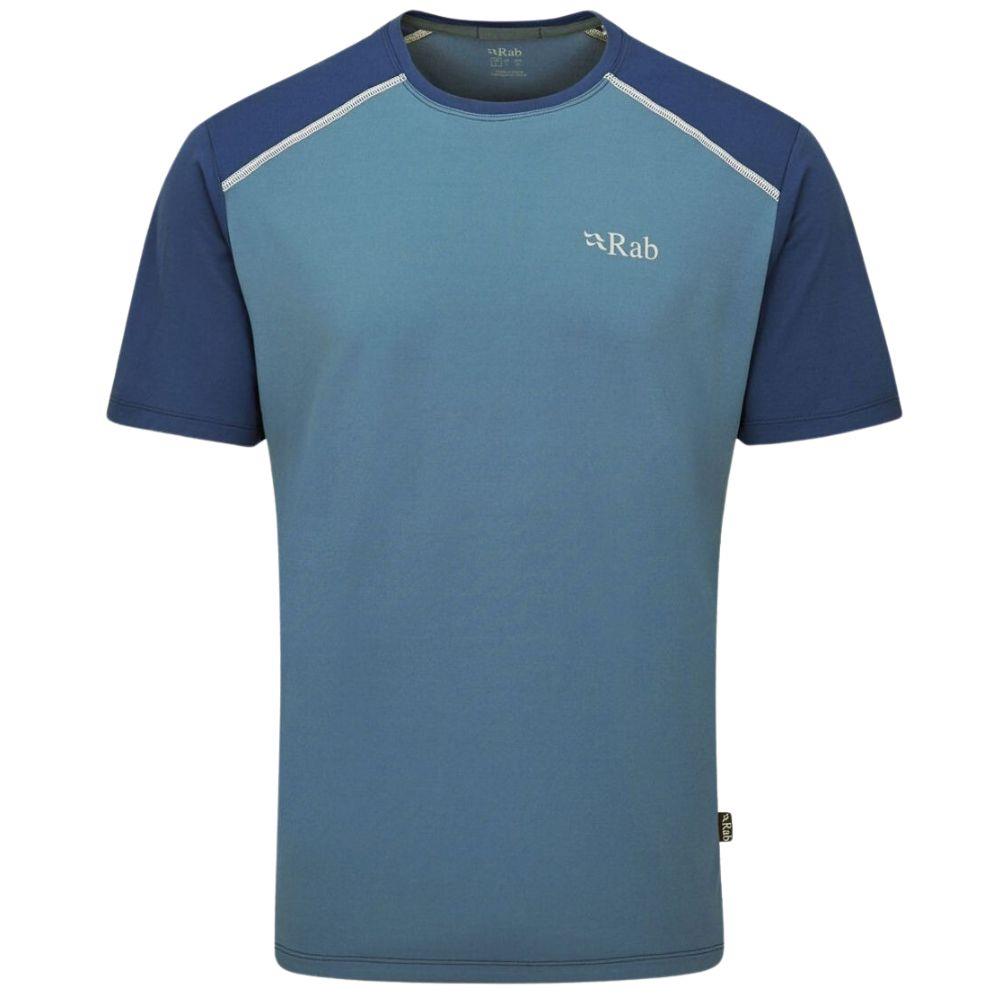 Rab Men’s Force Tee SS Baselayer Top (Orion Blue/Tempest Blue)