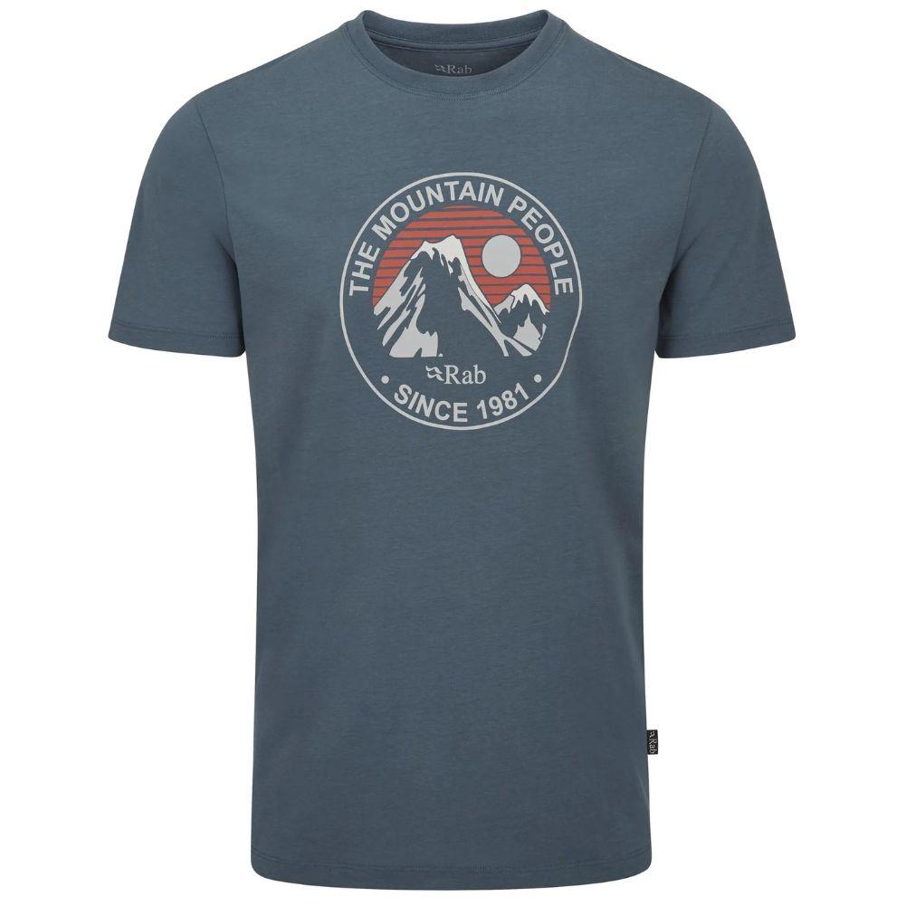 Rab Men&#39;s Stance Alpine Peak Tee (Orion Blue)