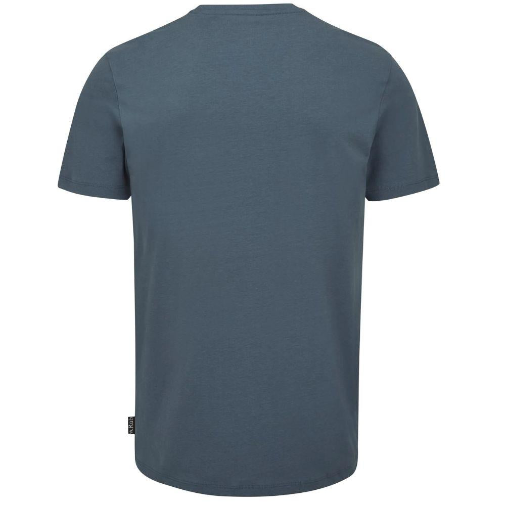 Rab Men&#39;s Stance Alpine Peak Tee (Orion Blue) back